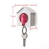 Hooks KeyChain Birdhouse House Nest Wall Hook Holders Hanger Creative Birtle Storage Box Sparrow Key Chain Ring Rack Organize