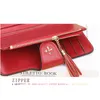 Wallets 2023 Oil Max Leather Women Wallet Designer Long Hasp With Zipper Coin Pocket Female Card Purse Fashion Clutch