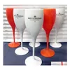 Weingläser Moet Tassen Acryl Unzerbrechliches Champagnerglas Kunststoff Orange Weiß Chandon Ice Imperial Kelch Drop Lieferung Home Garde Dhnfo