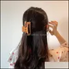 Hair Clips Barrettes Woman Elegant Clip Claw Square Hairpins Crab Hiars Accessories Women Hairgrip Girls Headwear 278 W2 Drop Deli Dhgve