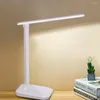 Tafellampen LED Kantoor/Reading Desk Lamp Touch Dimable Foldable 5W USB LADING Soft Light Multifunctionele oogbescherming Reading