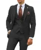 Ternos masculinos Business masculino de trajes de trajes de trajes de vestido Blazer calças de lã Blazer gravata borboleta