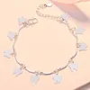 Charm Bracelets Silver-plated Bracelet Ladies Simple -selling Korean Version Of Street Vendors Jewelry Fashion Wholesale Gifts.