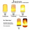 LED -lampen Creative Sensor Flame Lamp E27 E26 Fire Effect BB 7W Flickering Ematie voor Home Decor Christmas Light AC Drop Delivery Li OTKPV