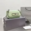 Balencig 패션 가방 고품질 소형 가십 여성 여성 여분의 여성 유연한 검은 가죽 체인 스트랩 악어 이모리 녹색 빈티지 가방