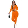 Chándales de diseñador para mujer Tallas grandes 2XL Trajes de otoño invierno Camisa de jersey de manga larga Top y pantalones Ropa deportiva sólida informal Outwork Trajes de chándal Trajes deportivos 8236