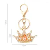 Porte-clés EASYA cristal couronne porte-clés femmes luxe breloque bijoux sac ornement Vintage mariage mariée cadeaux pour demoiselle d'honneur invité