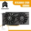 بطاقة الرسومات GraphicsPlayer RTX3060 GDDR6 12G 192 بتات الكمبيوتر COMPUTER بطاقات GPU PCI Express X16 4.0 لألعاب NVIDIA PC