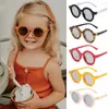 Solglasögon UV 400 Skydd Rund ram Småbarn Kids Eyewear For Children Beach Glasses