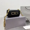 Balencig 패션 가방 고품질 소형 가십 여성 여성 여분의 여성 유연한 검은 가죽 체인 스트랩 악어 이모리 녹색 빈티지 가방