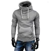 Sudaderas con capucha para hombre ZOGAA primavera otoño hombres Casual niños moda Color sólido pulóver cuello alto ropa deportiva chándales masculinos 2023