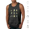 Heren tanktops avo - cardio mouwloze topvest katoen avocado pun fitness training training rek gym kern grappige schattige humorkaart