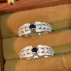 Обручальные кольца Caoshi Стильное обручальное кольцо с ослепительными циркония уникальные группы изысканные женские предложения аксессуары