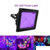 Projecteurs Uv Lumière Blacklight Haute Puissance 10W 20W 30W Projecteur Led Étanche Pour Articles De Fête Néon Glow In The Dark Fishing Aq Ot9E8