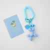 Keychains Car Keychain Cute Balloon Puppy Heart Pendant Key Chain For Women Student Bag Kawaii Couple Jewelry Gifts 2023