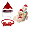 Hundkläder Julbågar MOVERABLE PET PET BOWTIE 1/5PC KRAG ACCASSORIES Supplies For Small Dogs