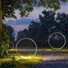Современный простые дворики газонная лампа на открытом воздухе водонепроницаемый сад знаменитый эль -атмосфера Вилла Парк Пандшафт