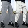 Pantaloni da uomo Pantaloni cargo da uomo Hip Hop Techwear Pantaloni da jogging con tasche da jogging Punk