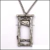 Pendant Necklaces Personality Men Guillotine Vintage Jewelry French Revolution Py Halloween Art Necklace Gifts Drop Delivery Pendants Otbju