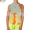 Men's Tank Tops Kid's Graphic Top Boy And Girl 3D Print Sleeveless Pattern Cartoons Tees