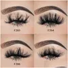 Cílios postiços falsos 25 mm de vison com cílios falsos fofos dramáticos maquiagem de cílios longos de tira longa por atacado 3d natural lashfalse gota del dh8rw