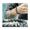 Charmarmband Essential Oil Diffuser Bangle Fashion Jewelry Men Natural Lava Rock Beads Healing Energy Stone Wood Armband DHS M18 DH8FH