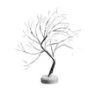 Strings LED Night Light Mini Arbre de Noël Fil de cuivre Guirlande Lampe pour enfants Maison Chambre Décoration Décor Fée Éclairage de vacances