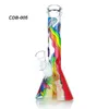 Verre Bong Bong Pipe d'eau Bong Bonghah Herbe Dry Glour Eau Base de bécher BONGS 10 '' Bong de fraise pour fumer