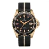 Wristwatches BODERRY Mens Automatic Watches Bronze Military Watch Mechanical Wristwatch Diver 100m Waterproof Sapphire C3 Luminous Sport