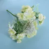 Dekorativa blommor 7 Head Ball Chrysanthemum Bouquet of Wedding Hall El Home Shooting Decoration Fake Artificial