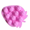 50pcs/lot strawberry Unique & Novelty Ice Cube Tray ice mould box molds