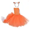 Fille Robes Enfants Cosplay Tutu Pour Halloween Party Longue Princesse Robe Festive Toddler Automne Vêtements Costumes