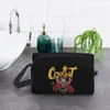 Cosmetische tassen Drummer Drums Monkey Funny Kids Gift Travel Bag For Women Music Make -up Toiletie Organisator Opslag Dopp Kit