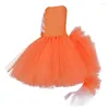 Fille Robes Enfants Cosplay Tutu Pour Halloween Party Longue Princesse Robe Festive Toddler Automne Vêtements Costumes