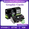 MaxSun GT 1030 730 2G Graphic Card GDDR5 DDR4 NVIDIA GPU بطاقة فيديو بطاقة DVI VGA PWB