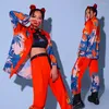 Stage Wear Hip Hop Performance Kostuum Chinese stijl Retro National Tide Combination Dance Team Jazz Group Commercial