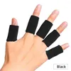 Handgelenkstütze 10 Stück dehnbare Sport-Fingerärmel Arthritis-Schutz Outdoor-Basketball-Volleyball-Schutz #284469