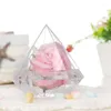 Geschenkpapier 12 Stücke Diamanten Form Transparente Pralinenschachtel Lebensmittelqualität Kunststoff Kreative Hochzeit Party Kinder Bevorzugung Familie Home Decor