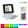 Projecteurs 100W Rgb Led Couleurs Changer Projecteurs Extérieurs Applique Murale Étanche Ajouter 24Keys Ir Télécommande Drop Delivery Lighting Otjel