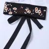 Belts Japanese Style Obi Belt Women Floral Corset Sash Tie Wide Waistband