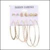 Dangle Lustre Énorme Hoop Boucles D'oreilles Femmes Or En Acier Inoxydable Hooped Boucle D'oreille Pour Fille Cool Grand Goujon Rond Dhs C52Fz Drop Deliv Dhkce