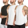 Tampas masculinas 3 pacote de pacote de ginástica roupas de algodão fitness colar