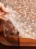 Tafelkleed Tafelkleed Siliconen Waterdicht Soft Glass Flexibele bescherming Placemats Transparantie PVC