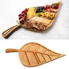 Plates Ornament Gift Party Supplies Platter Tray Leaf Shape Charcuterie Board Large Wooden Cheese For Aperitif Appetizer Dinner Craft