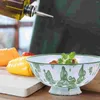 Миски миски эмалевая эмаль смешивание лапши эмалионосная программная программа для хлопьев -камеры набор белого салат для хранения кухонный винтажный кувшин