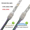 Remsor 5st 2/3/4/5/6pin tråd för att strippa/remsa SRIP -kontaktterminal för WS2812B RGB RGBW CCT LED -belastad