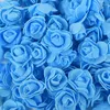 Fiori decorativi 500Pcs Teddy Bear Of Roses 3.5cm PE Foam Rose Head Fiore artificiale Casa Corona Matrimonio San Valentino Regalo fai da te