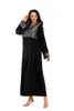 Ethnic Clothing Ramadan Eid Velvet Abaya Dubai Kaftan Muslim Dress Turkey Islam Djelaba Robe Longue Femme Musulman Abayas Dresses Caftan