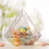 Emballage cadeau 12 pièces diamants forme boîte à bonbons transparente en plastique de qualité alimentaire créatif fête de mariage enfants faveur famille décor à la maison
