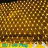 Strings LED Net Curtain Mesh Fairy String Light Christmas 3x2m 192Led Party Wedding Year Garland Outdoor Garden Decoration Tail Plug